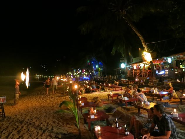 Evenings on the beach