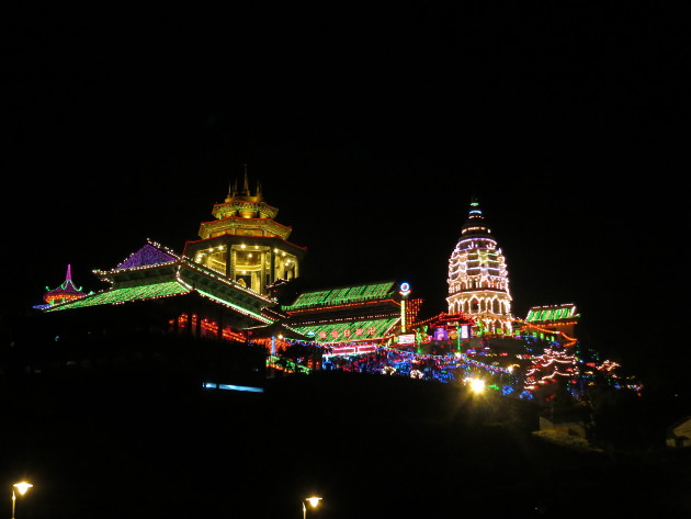 Kek Lok Si temple at night