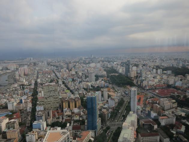 HCMC from Bitexco tower